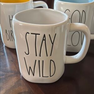 Rae Dunn Stay Wild White Mug